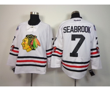 Chicago Blackhawks #7 Brent Seabrook 2015 Winter Classic White Jersey