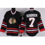 Chicago Blackhawks #7 Brent Seabrook Black Jersey