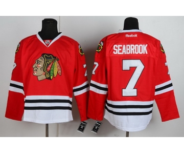Chicago Blackhawks #7 Brent Seabrook Red Jersey