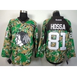 Chicago Blackhawks #81 Marian Hossa 2014 Camo Jersey