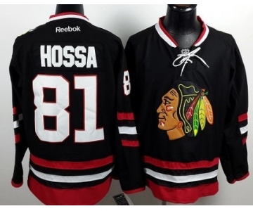 Chicago Blackhawks #81 Marian Hossa 2014 Stadium Series Black Jersey