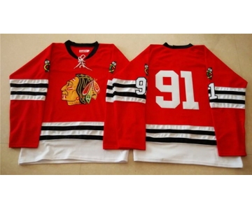 Chicago Blackhawks #91 Brad Richards 1960-61 Red Vintage Jersey