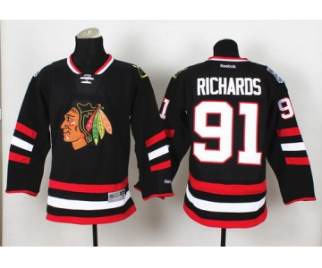 Chicago Blackhawks #91 Brad Richards 2014 Stadium Series Black Jersey