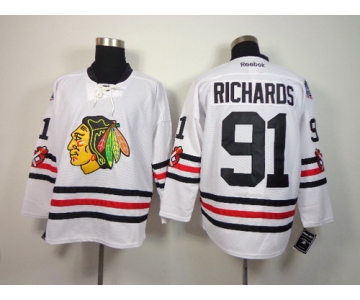 Chicago Blackhawks #91 Brad Richards 2015 Winter Classic White Jersey