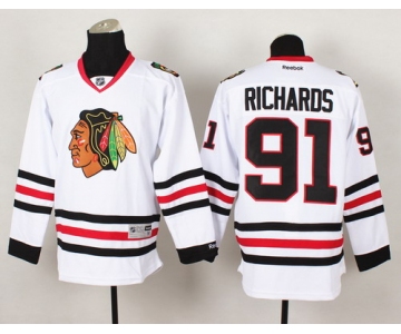 Chicago Blackhawks #91 Brad Richards White Jersey