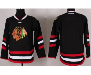 Chicago Blackhawks Blank 2014 Stadium Series Black Jersey