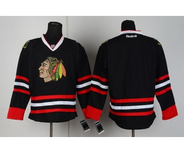 Chicago Blackhawks Blank Black Jersey