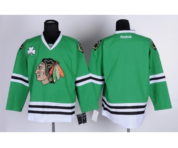 Chicago Blackhawks Blank Green Jersey