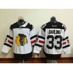 Men's Chicago Blackhawks #33 Scott Darling Reebok White 2016 Stadium Series Premier Jersey