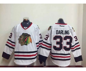 Men's Chicago Blackhawks #33 Scott Darling White Jersey
