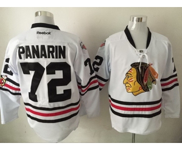 Men's Chicago Blackhawks #72 Artemi Panarin 2017 Winter Classic White Stitched NHL Throwback Hockey Jersey