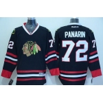 Men's Chicago Blackhawks #72 Artemi Panarin Reebok Black Hockey Jersey