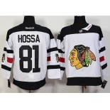 Men's Chicago Blackhawks #81 Marian Hossa Reebok White 2016 Stadium Series Premier Jersey