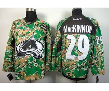 Colorado Avalanche #29 Nathan MacKinnon 2014 Camo Jersey