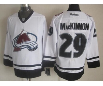 Colorado Avalanche #29 Nathan MacKinnon 2014 White Jersey