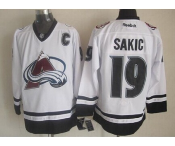 Colorado Avalanche #19 Joe Sakic 2014 White Jersey