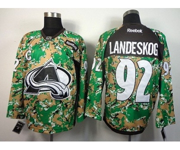 Colorado Avalanche #92 Gabriel Landeskog 2014 Camo Jersey