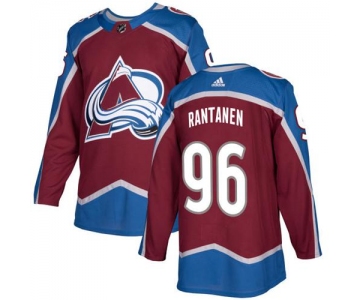 Adidas Colorado Avalanche #96 Mikko Rantanen Burgundy Home Authentic Stitched NHL Jersey