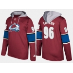 Adidas Colorado Avalanche 96 Mikko Rantanen Name And Number Burgundy Hoodie