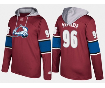 Adidas Colorado Avalanche 96 Mikko Rantanen Name And Number Burgundy Hoodie