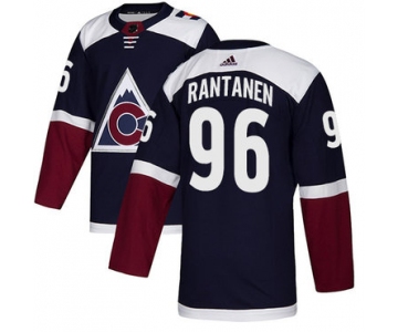 Men's Adidas Colorado Avalanche #96 Mikko Rantanen Navy Blue Alternate Premier Hockey Jersey
