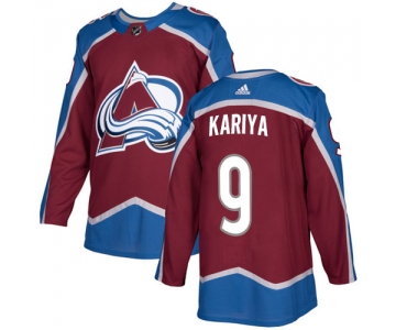 Adidas Colorado Avalanche #9 Paul Kariya Burgundy Home Authentic Stitched NHL Jersey