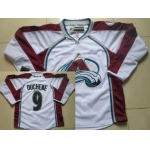 Colorado Avalanche #9 Matt Duchene White Jersey