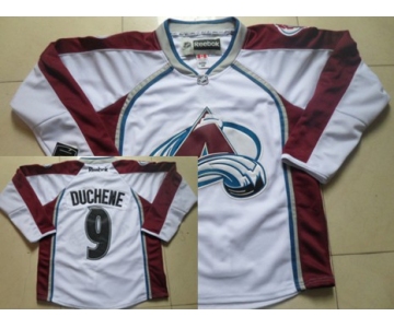 Colorado Avalanche #9 Matt Duchene White Jersey