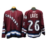 Men's Colorado Avalanche #26 John-Michael Liles Game-Used 2006-07 Alternate CCM Jersey