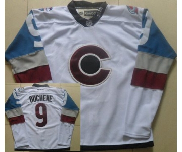 Men's Colorado Avalanche #9 Matt Duchene White 2016 Stadium Series Hockey Jersey