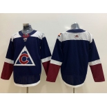 Men's Colorado Avalanche Blank Navy Alternate Adidas Jersey