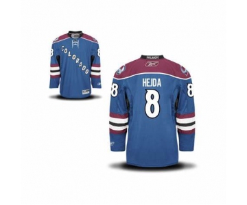 Reebok Colorado Avalanche #8 Jan Hejda Authentic Royal Blue Alternate NHL Jersey
