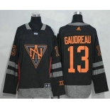 Men's North America Hockey #13 Johnny Gaudreau Black 2016 World Cup of Hockey Stitched adidas WCH Game Jersey