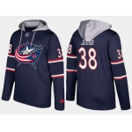 Adidas Columbus Blue Jackets 38 Boone Jenner Name And Number Navy Hoodie