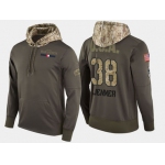 Nike Columbus Blue Jackets 38 Boone Jenner Olive Salute To Service Pullover Hoodie