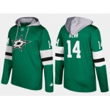 Adidas Dallas Stars 14 Jamie Benn Name And Number Green Hoodie