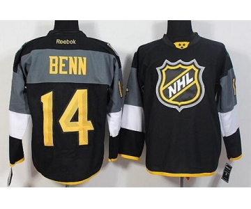 Men's Dallas Stars #14 Jamie Benn Reebok Black 2016 NHL All-Star Premier Jersey