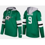 Adidas Dallas Stars 9 Mike Modano Retired Green Name And Number Hoodie