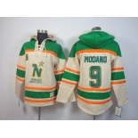 Old Time Hockey Dallas Stars #9 Mike Modano Cream Hoodie