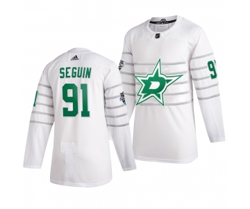 Men's Dallas Stars #91 Tyler Seguin White 2020 NHL All-Star Game Adidas Jersey