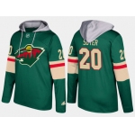 Adidas Minnesota Wild 20 Ryan Suter Name And Number Green Hoodie