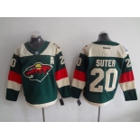 Men's Minnesota Wild #20 Ryan Suter Reebok Green 2016 Stadium Series Team Premier Jersey