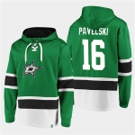 Men's Dallas Stars #16 Joe Pavelski Green Ageless Must-Have Lace-Up Pullover Hoodie