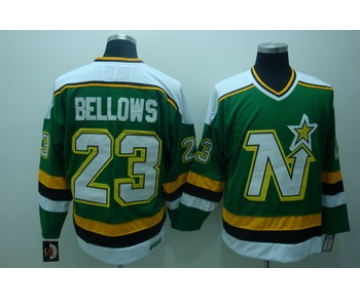 Dallas Stars #23 Brian Bellows Green Throwback CCM Jersey