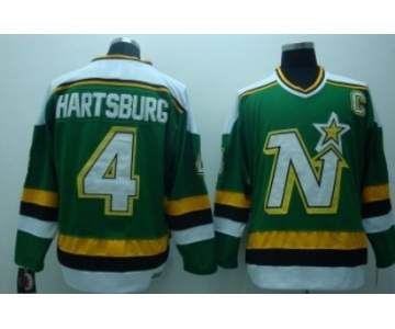 Dallas Stars #4 Craig Hartsburg Green Throwback CCM Jersey