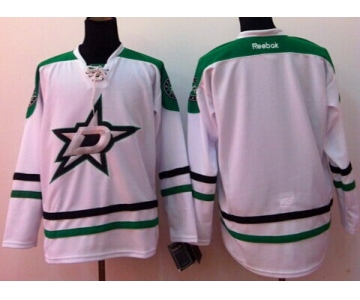 Dallas Stars Blank 2013 White Jersey