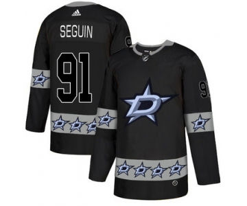 Men's Dallas Stars #91 Tyler Black Team Logos Fashion Adidas Jersey