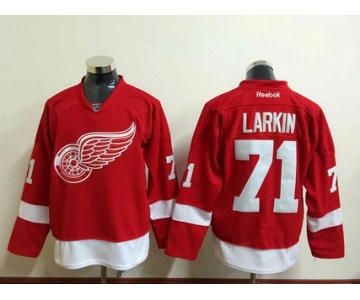 Men's Detroit Red Wings #71 Dylan Larkin Reebok Red Home Premier Jersey