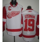 Detroit Red Wings #19 Steve Yzerman White Jersey
