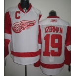 Detroit Red Wings #19 Steve Yzerman White Jersey